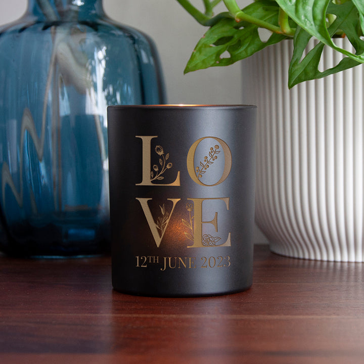 Personalised Love Candle Holder