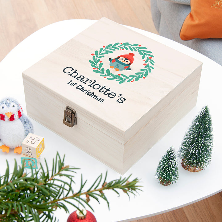 Personalised Baby's First Christmas Eve Box