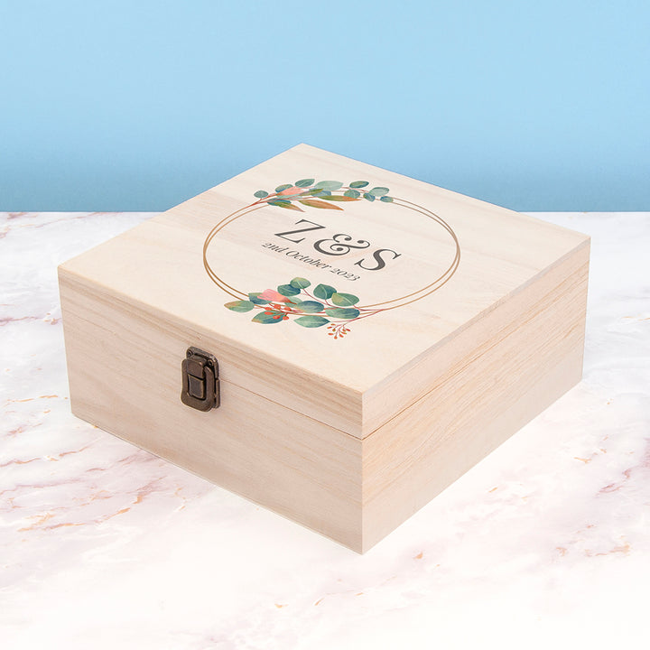 Personalised Wedding Date Memory Box