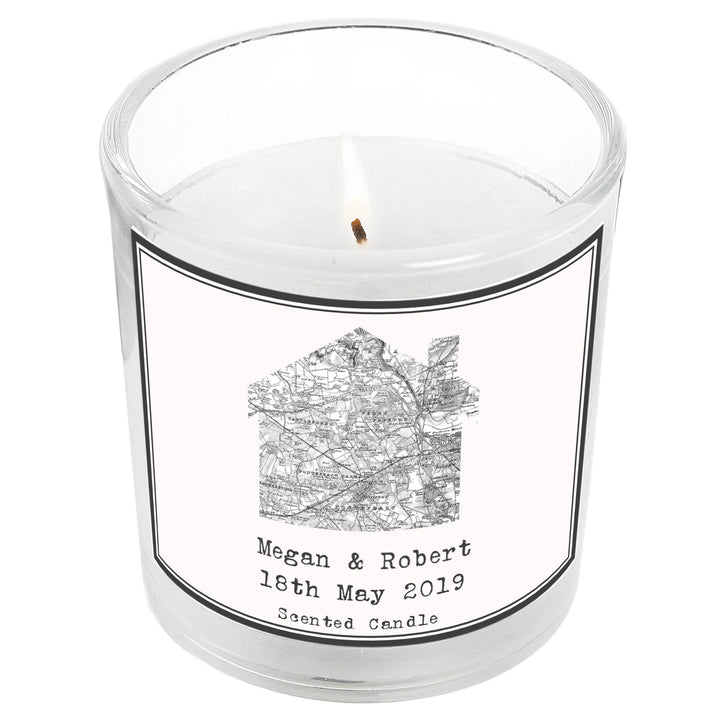 Personalised 1805 - 1874 Old Series Map Home Scented Jar Candle