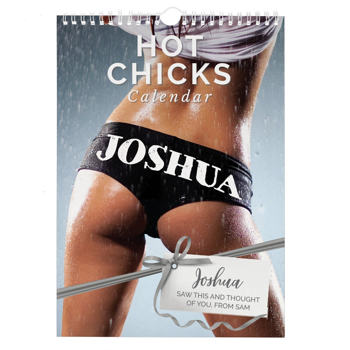 Personalised 2024 A4 Hot Chicks Calendar