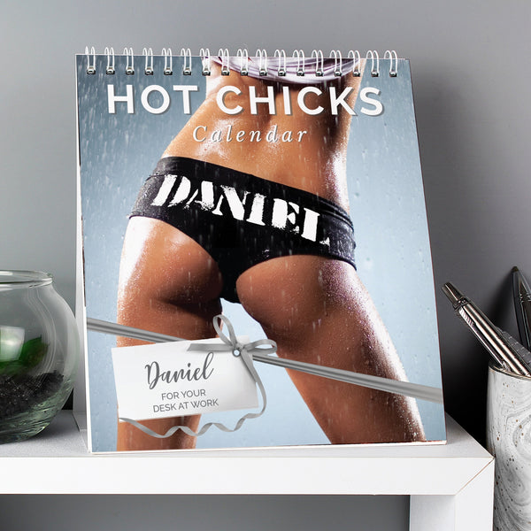 Personalised 2024 Hot Chicks Wall Calendar