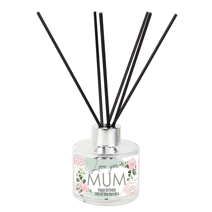 Personalised Abstract Rose Reed Diffuser