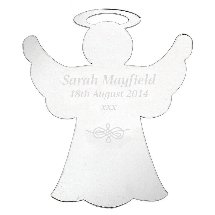 Personalised Acrylic Angel Decoration