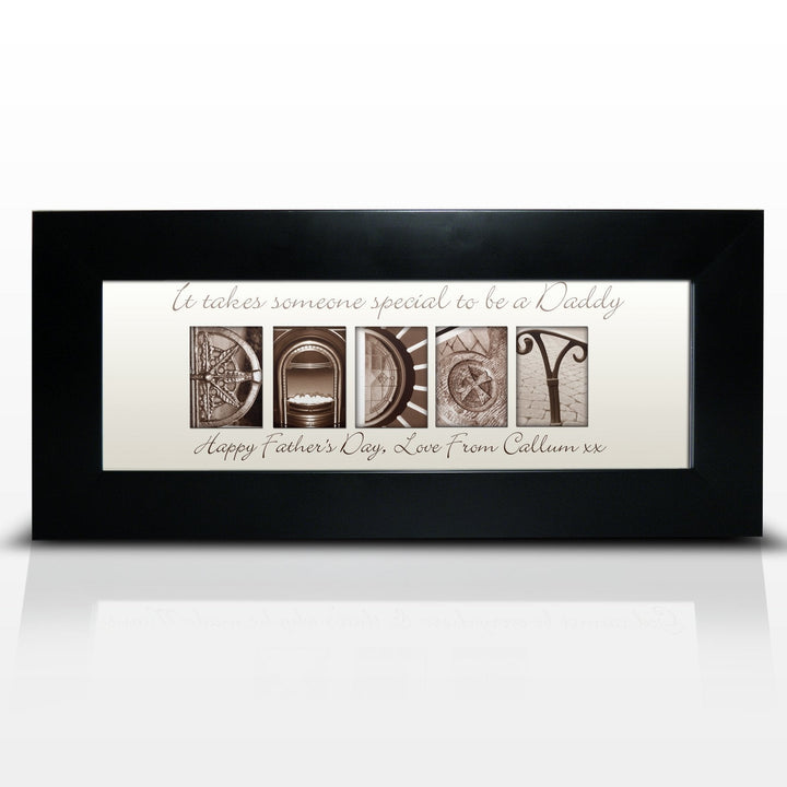 Personalised Affection Art Daddy Small Frame