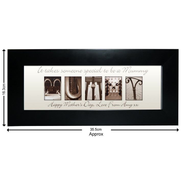 Personalised Affection Art Mummy Small Frame