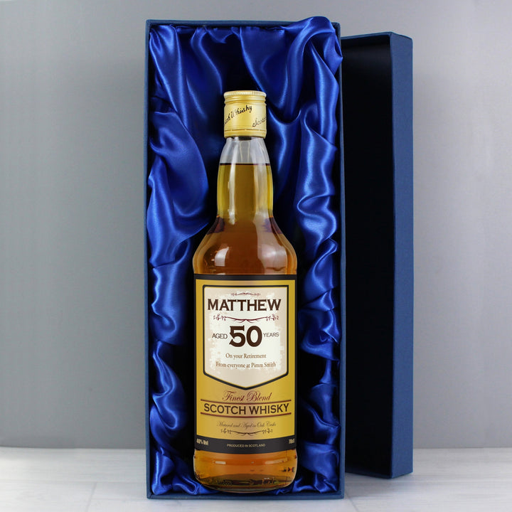 Personalised Age Whisky With Gift Box