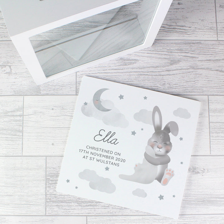 Personalised Baby Bunny Memory Keepsake Box