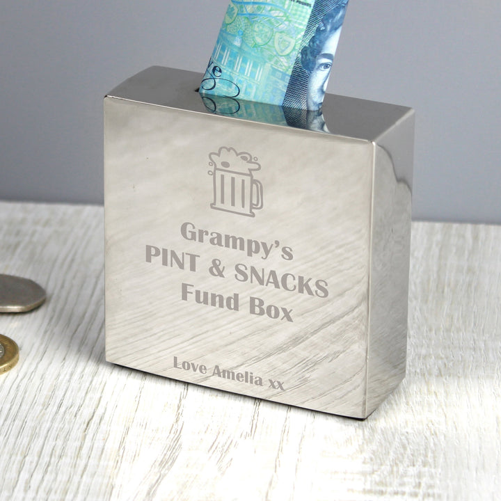 Personalised Beer Square Money Box