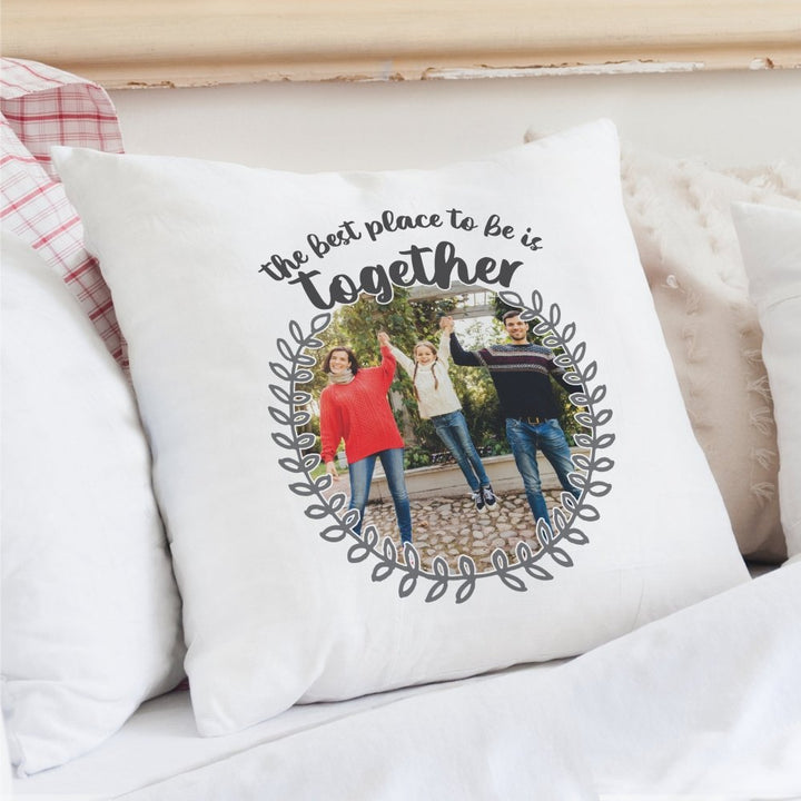 Personalised Better Together Photo Upload Cushion - Personalised Cushions