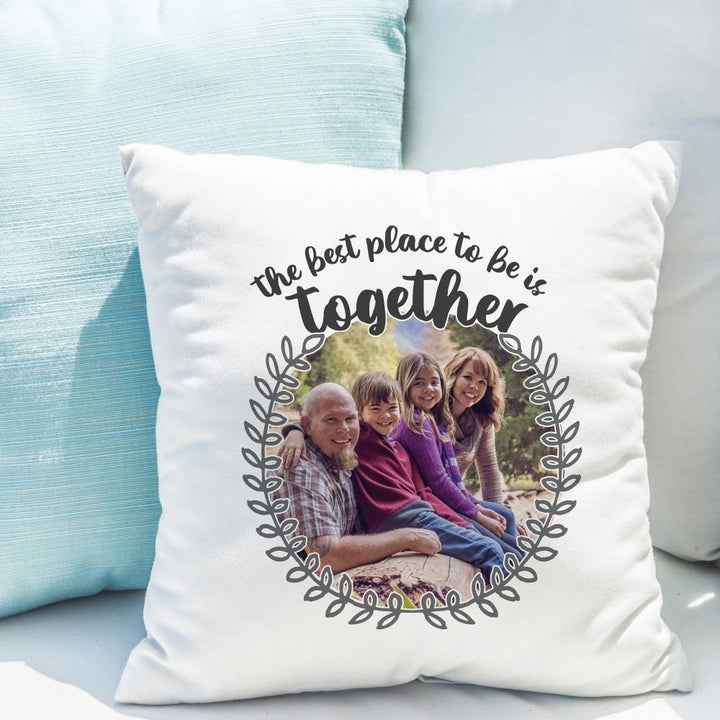 Personalised Better Together Photo Upload Cushion - Personalised Cushions