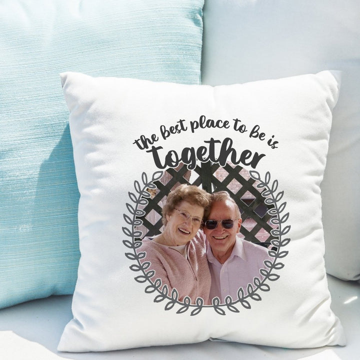 Personalised Better Together Photo Upload Cushion - Personalised Cushions