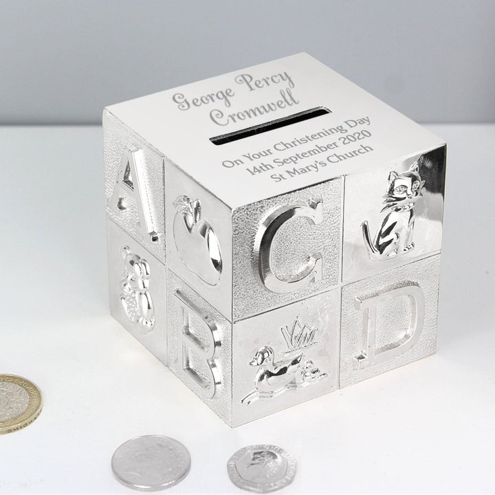 Personalised Big Name Abc Money Box - Personalised Money Boxes