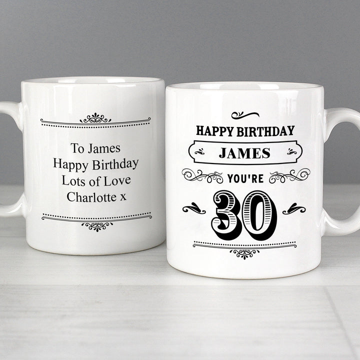 Personalised Birthday Mug