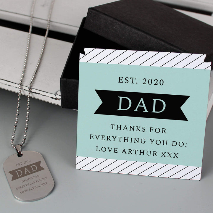 Personalised Box With Dog Tag