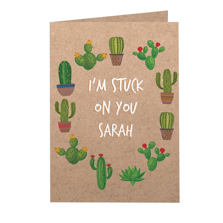 Personalised Cactus Card