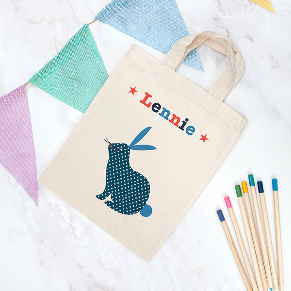Personalised Child's Rabbit Gift Bag