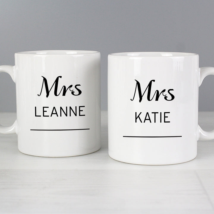 Personalised Classic Mug Set
