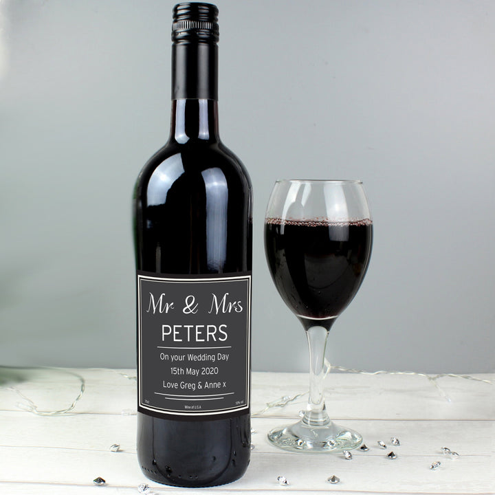 Personalised Classic Red Wine