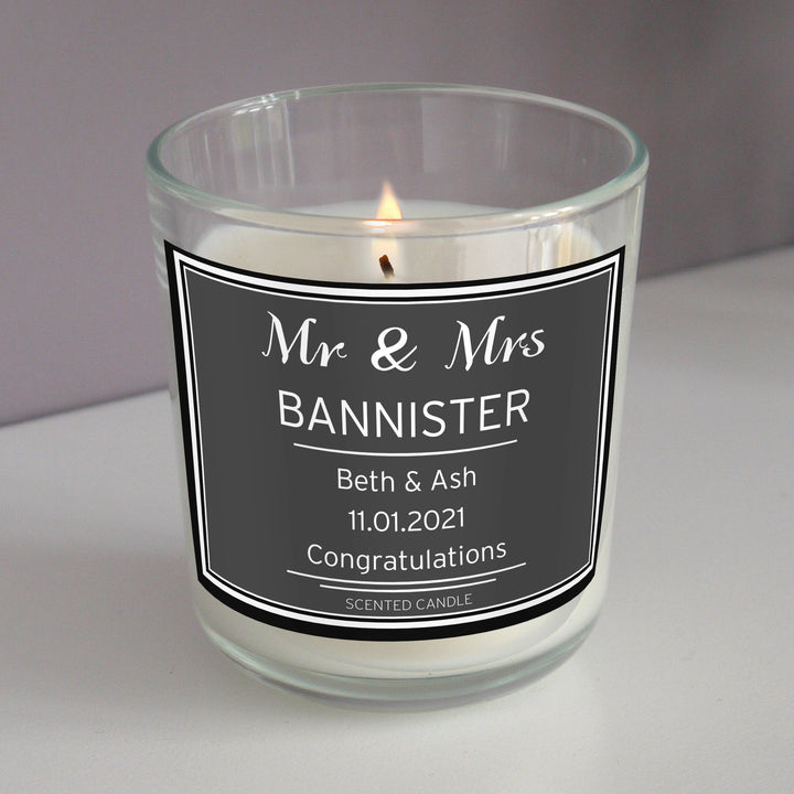Personalised Classic Scented Jar Candle