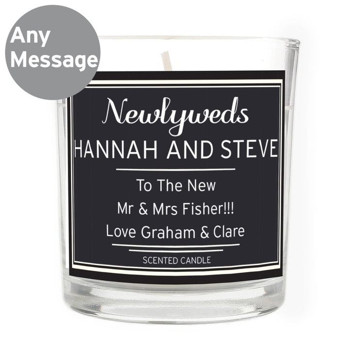 Personalised Classic Scented Jar Candle - Personalised Jar Candles