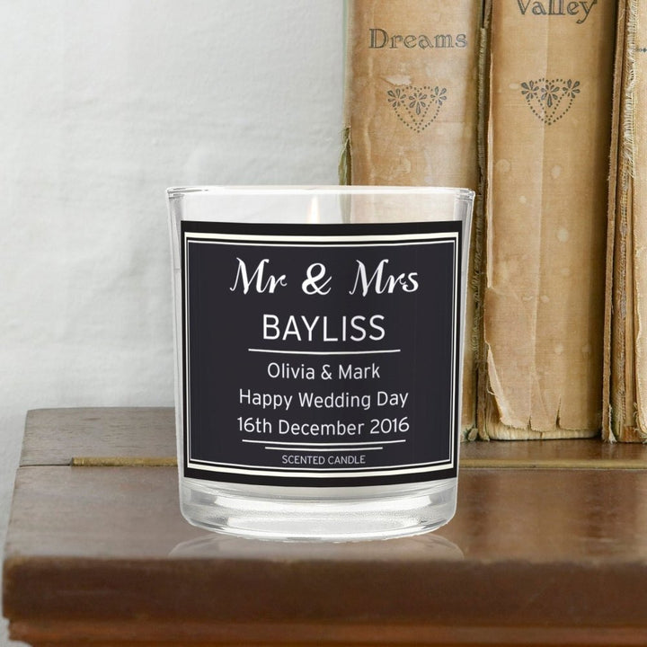 Personalised Classic Scented Jar Candle - Personalised Jar Candles