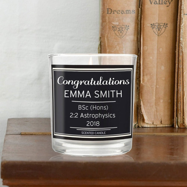 Personalised Classic Scented Jar Candle - Personalised Jar Candles