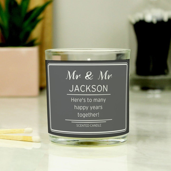Personalised Classic Scented Jar Candle - Personalised Jar Candles
