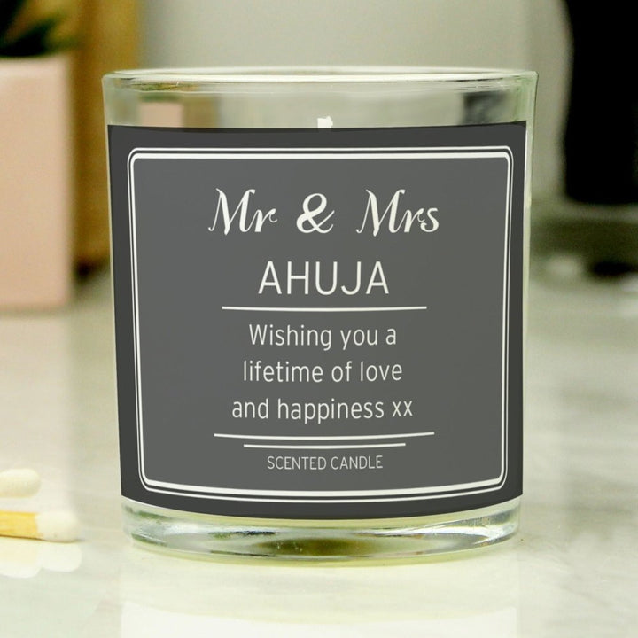 Personalised Classic Scented Jar Candle - Personalised Jar Candles