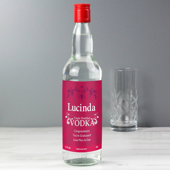 Personalised Classy Vodka