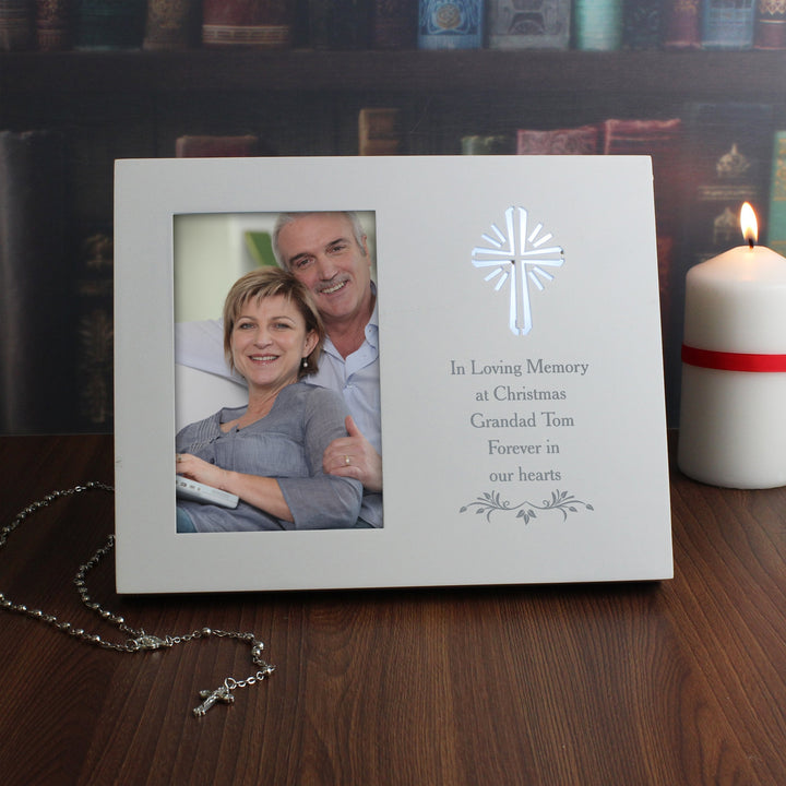 Personalised Cross Sentiments 4x6 Light Up Frame