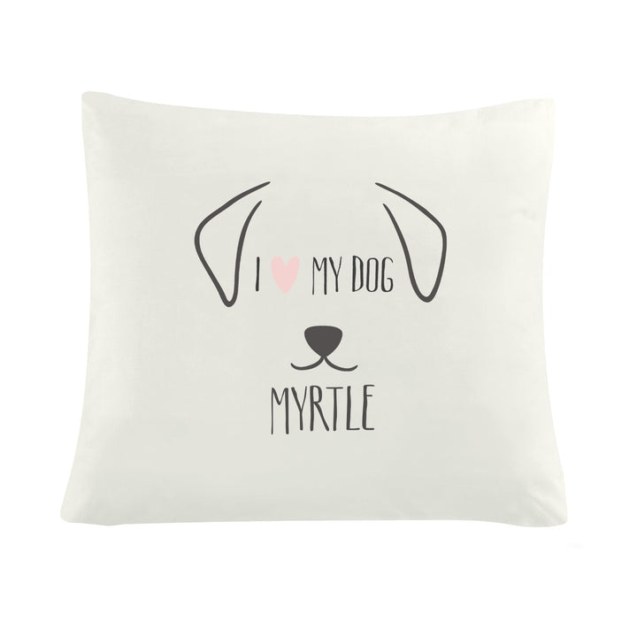 Personalised Dog Features Cushion Cover