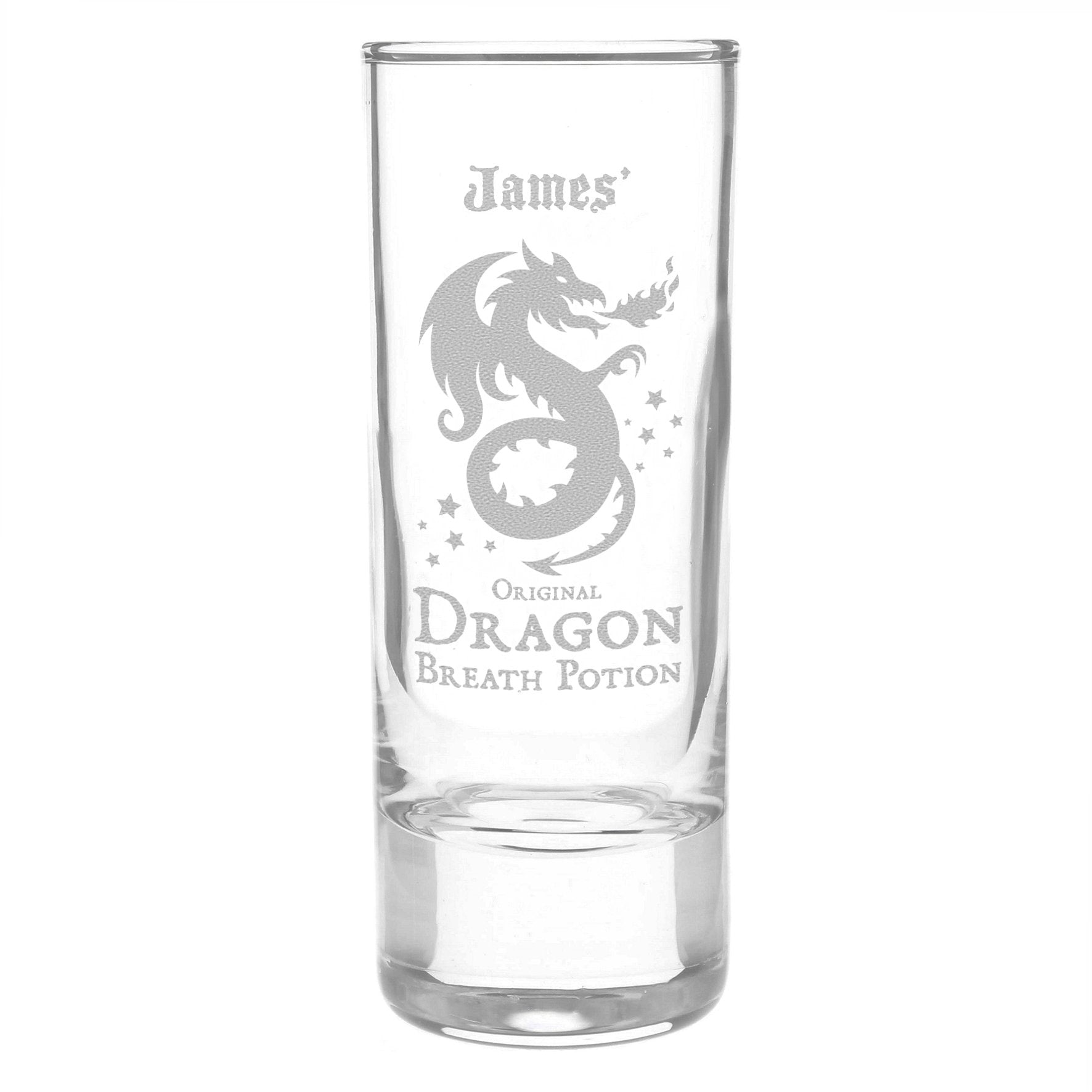 Personalised Dragon Breath Potion Shot Glass
