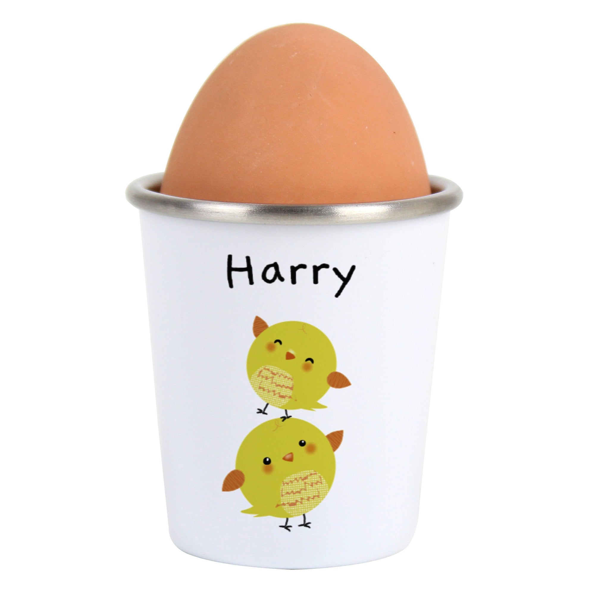 Personalised Easter Chicks Egg Cup