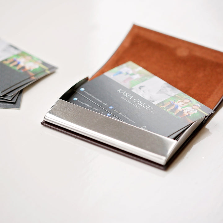 Personalised Engraved Business Card / Credit Card Holder