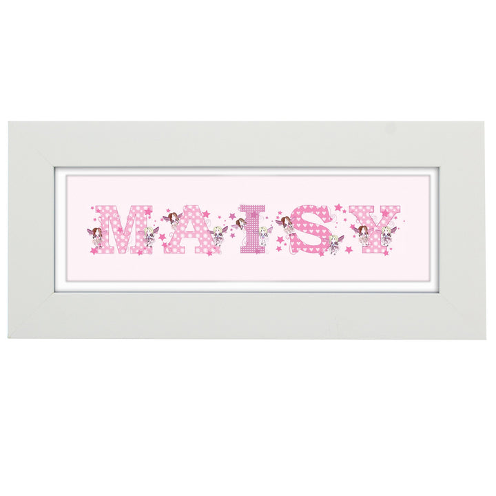 Personalised Fairy Letter Name Frame