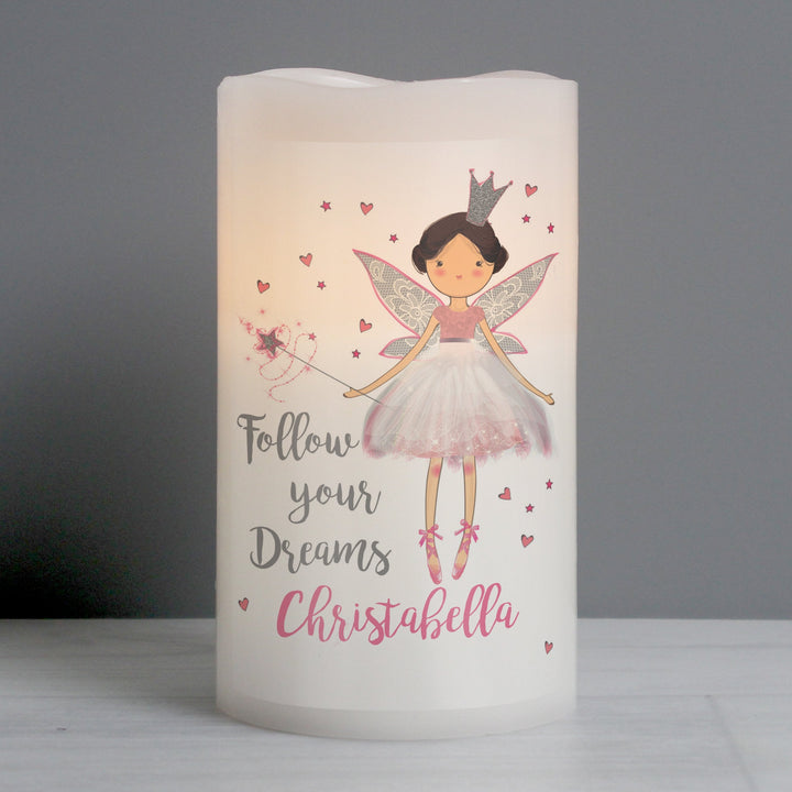 Personalised Fairy Princess Nightlight LED  Candle