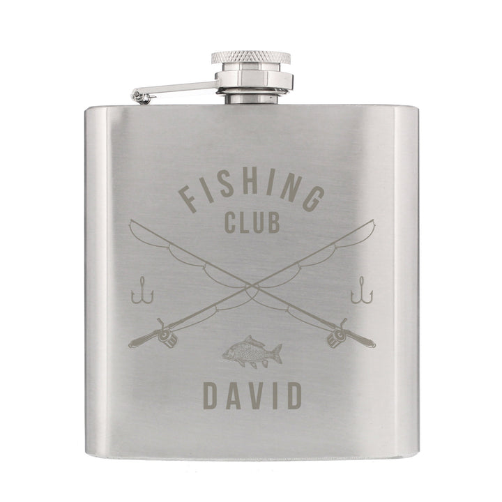Personalised Fishing Hip Flask - Father's Day gift