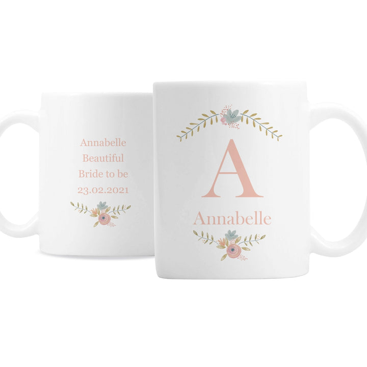 Personalised Floral Bouquet Mug