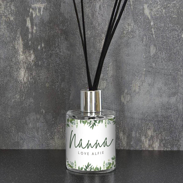 Personalised Floral Reed Diffuser