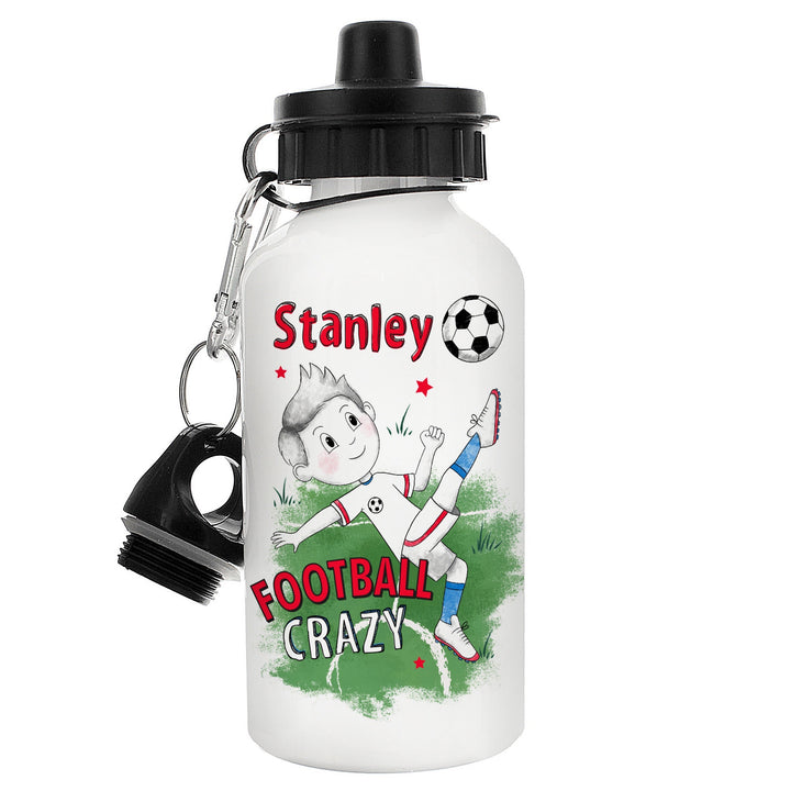 Personalised Football Crazy Drinks Bottle