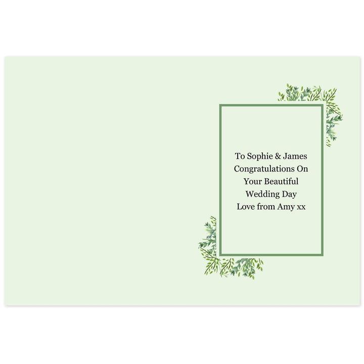 Personalised Fresh Botanical Card