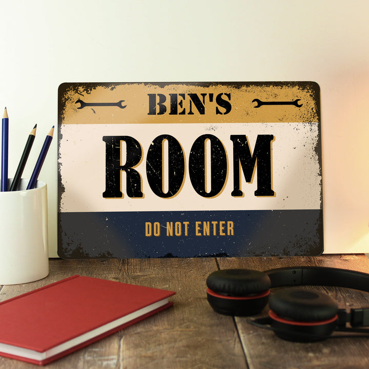 Personalised Garage Metal Sign - Father's Day gift