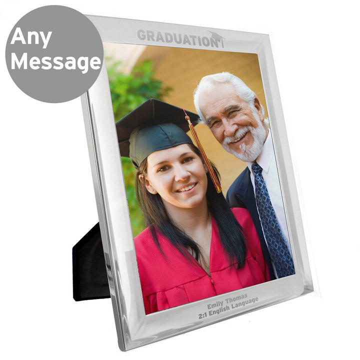 Personalised Graduation 8x10 Silver Photo Frame