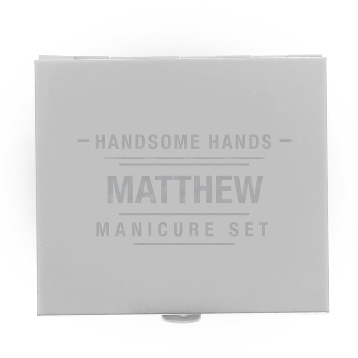 Personalised Handsome Hands Manicure Set
