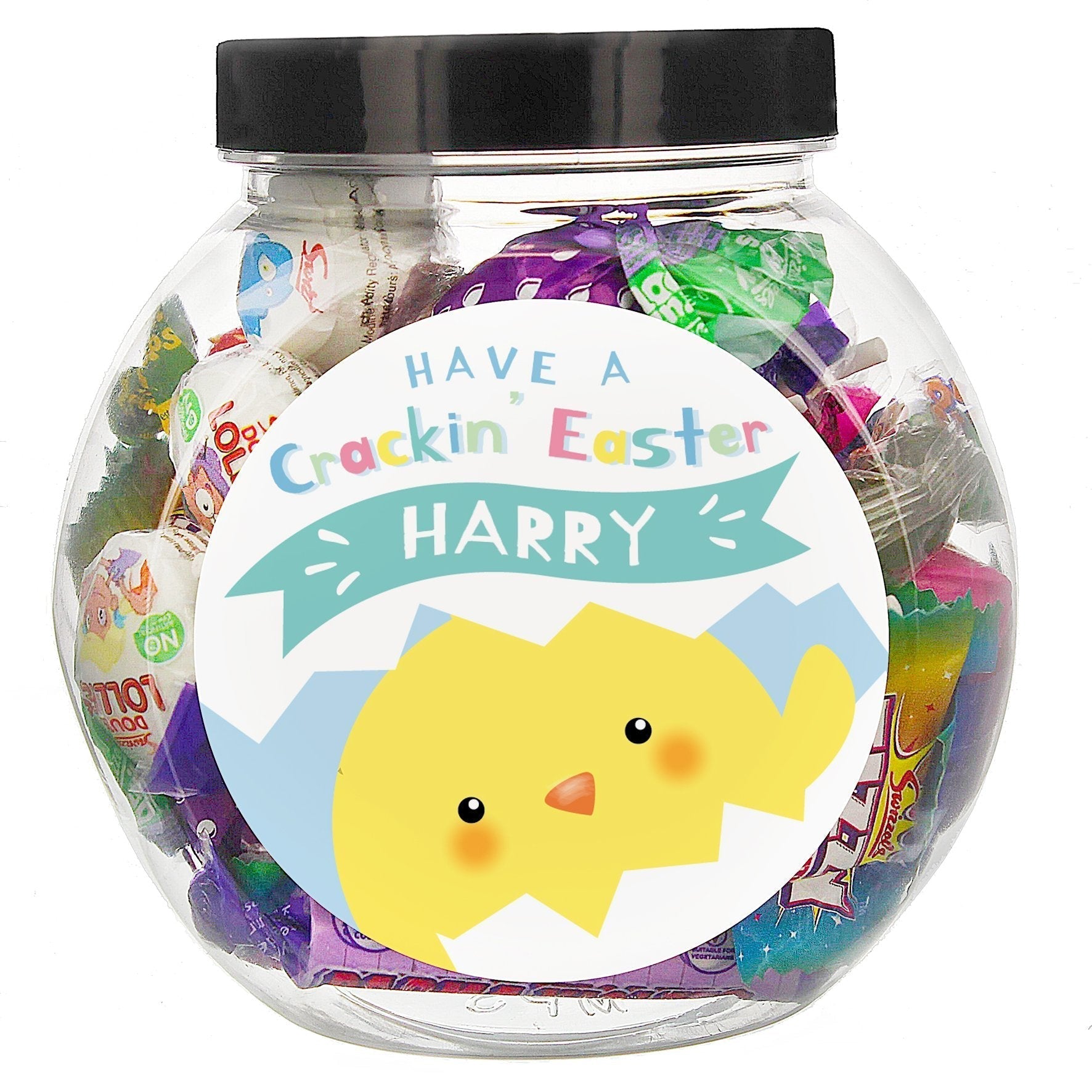 Personalised Have A Cracking Easter Sweets Jar