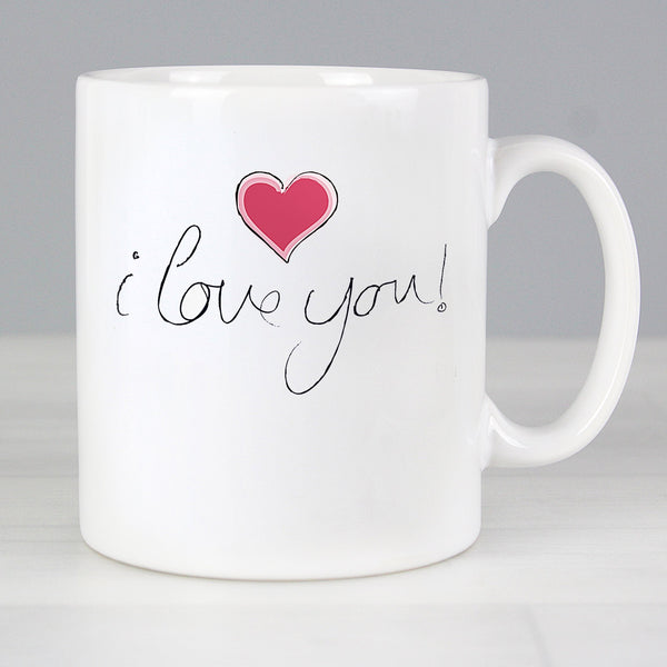 Personalised I Love You Mug