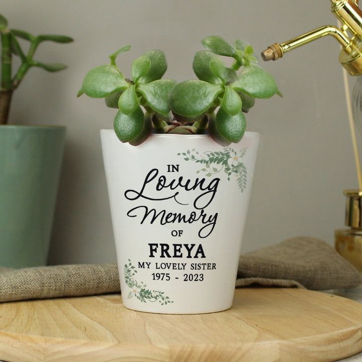 personalised plant pots Buy Personalised In Loving Memory Plant Pot from £11.49