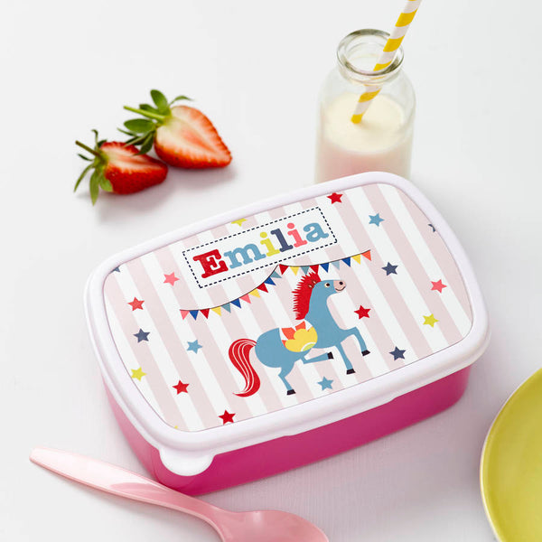 Personalised Kid's Circus Lunch Box