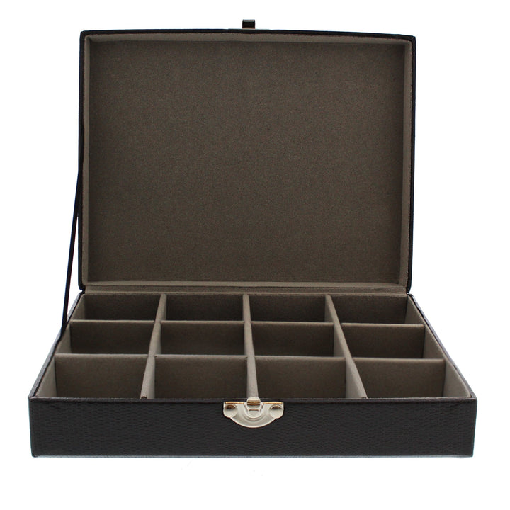 Personalised Large Cufflink Compartment Box